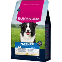 Eukanuba Mature Medium kip hondenvoer 2 x 3 kg