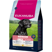 Eukanuba Senior Large met verse kip hondenvoer 3 kg