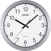 Eurochron A3199 Wandklok Quartz 30.5 Cm x 3.8 Cm Zilver