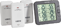 Eurochron EFTH 800 Draadloze thermo  en hygrometer Zwart