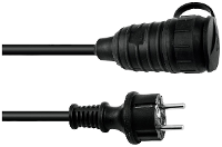 Eurolite 30245697 Stroom Verlengkabel 16 A Zwart 10 m H07RN F 3G 1,5 mm²
