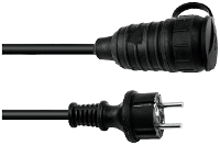 Eurolite 30245698 Stroom Verlengkabel 16 A Zwart 15 m H07RN F 3G 1,5 mm²