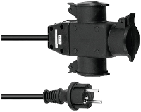 Eurolite 30247017 Stroom Verlengkabel 16 A Zwart 10 m H07RN F 3G 1,5 mm²