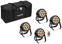 Eurolite 42110204 Set 4x LED PARty Spot Silent RG PAR LED schijnwerper