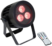 Eurolite LED IP PAR 3x8W QCL Spot DMX LED lichteffect Aantal LEDs: 3 8 W Zwart
