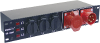 Eurolite SB 1000 19 stroomverdeler 9 voudig 2 HE