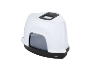 Ebi Hoek Kattenbak Prism 60 Charcoal Zwart 38x56x40 Cm
