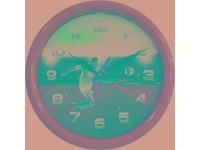EUROTIME 80090 Wandklok Quartz 250 mm Groen