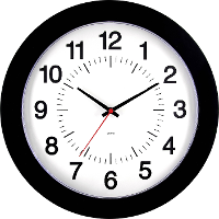 EUROTIME 80514 05 Wandklok Kwarts 30.5 Cm Zwart