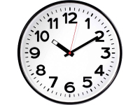 EUROTIME 82320 Wandklok Kwarts 30 cm x 50 mm Zwart