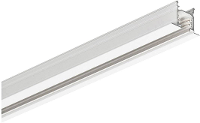Eutrac 1001531 2 230V railsysteemcomponenten Stroomrail 3 Phasen Einbauschiene weiss 2m Wit