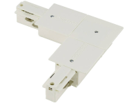 Eutrac EUTRACÂ® L Verbinder Einbaus. AuÃen weiss 1001536 230V railsysteemcomponenten L verbinder Verkeerswit