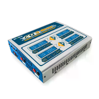 EV Peak CQ3 100Wx4 10A 1 6S Balance Charger met Adapter Board voof LiPo LiFe NiMH NiCd batterij