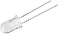 Everlight Opto 1363 2UYC/S530 A2 Bedrade LED Geel Rond 10 mm 1370 mcd 6 ° 20 mA 2 V