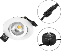EVN S060102 S060102 LED inbouwlamp LED 6 W Wit