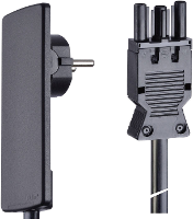 EVOline 151000152100 Netkabel Zwart 1.50 M