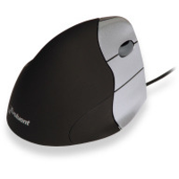 Evoluent VerticalMouse 3 Ergonomische muis Optisch Ergonomisch Zwart, Zilver
