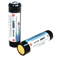 Evva Ur14500p 800mah Gold Plating Protected Li Ion Battery