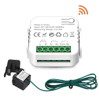 Ewelink WiFi Slimme Energieteller 70A+10A Klem Sensor Real Time Monitoring 6 Maanden Data Log Slimme Huisautomatisering