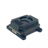 EWRF 5.8G 48CH 4W VTX FPV zender met ventilator 2 6S voeding Drie indicatorlampjes MMCX antenne AV kabel en ondersteunin