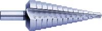 Exact 1605329 SB VERPACKUNG HSS Getrapte boor Gezamenlijke lengte 98 mm 3 vlakken schacht 1 stuk(s)