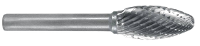 Exact 72404 Hardmetalen stiftfrees vorm H vlam Hardmetaal
