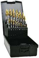 Exact 74562 HSS TiN punt Spiraalboor DIN 338 1 set(s)