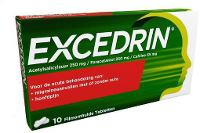 Excedrin Filmomhulde Tabletten, bij migraine en hoofdpijn
