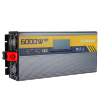 Excellway 1000W 6000W (Pieken) Power Inverter 110V 60Hz DC 12V / 24V Converter met LCD Display AC Outlets Dual USB Car C