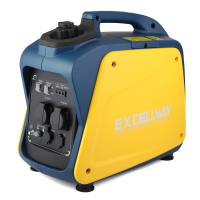 Excellway 2200W Benzine Generator Power Station Brandstof Generator 2000 Running Watt/2200 Starten Watt Inverter Stromer