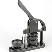 Knopmaker 25/32/58mm Badgemaakster DIY Knop Badge Maker met Knoponderdelen Ergonomische Booghandgreep Ponspers Kit Knopm