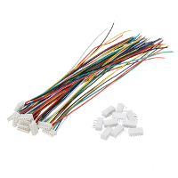 Excellway® Mini Micro JST 1.5Mm ZH 6 Pin Connector Plug and Wires Cables 15cm 10 Set