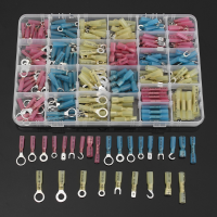 Soloop 270pcs Wire Copper Crimp Insulated Cord Pin End Terminal 22 To 5 Awg