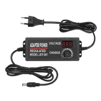 Excellway Verstelbare AC naar DC Voeding 9V 12V 15V 18V 24V 3A 72W Voedingsadapter Universele 220V naar 12V Adapter