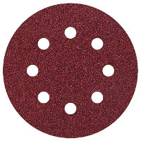 Wolfcraft 021222 Excenterschuurpapier Met klittenband, Geperforeerd Korrelgrootte (num) 60 (Ø) 115 mm 25 stuk(s)