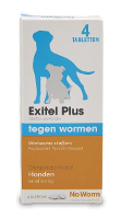 Exil No Worm Hond M ontworming 4 Tabletten