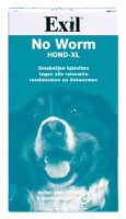 Exil Hond No Worm Tabletten #95;_Hond 50 Tot 70 Kg 4 Tbl
