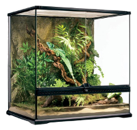Exo Terra Glas Terrarium Zwart #95;_60x45x60 Cm