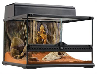 Exo Terra Glazen Terrarium + Achterwand #95;_45x45x30 Cm