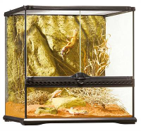 Exo Terra Glazen Terrarium + Achterwand #95;_45x45x45 Cm
