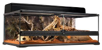 Exo Terra Glazen Terrarium + Achterwand #95;_90x45x30 Cm