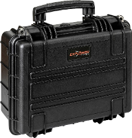 Explorer Cases Outdoor koffer 3818HL.B black with pick & pluck foam (b x h x d) 38 x 27 x 18 cm Zwart 3818HL.B