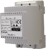 Extel DIN rail netvoeding voor Deurintercom Grijs