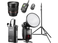 Externe flitser Walimex Pro Geschikt voor: Canon Richtgetal bij ISO 100/50 mm: 80