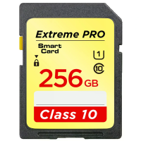 Extreme Pro SD kaart 256 GB 128 GB 64 GB 32 GB Flash geheugenkaart C10 Hoge snelheid SDXC SDHC kaart voor Canon voor Son