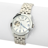 Eyki Automatic Mechanical Skeleton Stainless Steel Men Wrist Watch