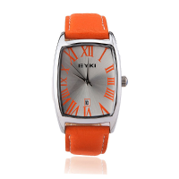 Eyki Eet8546g Women Leather Stainless Steel Date Quartz Watch