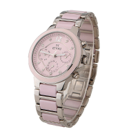 Eyki Emos8566l Women Waterproof Ceramic Band Quartz Watch