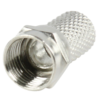 F connector schroefbaar, 7.0 Mm.