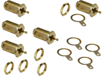 F inbouwbus, verguld BKL Electronic